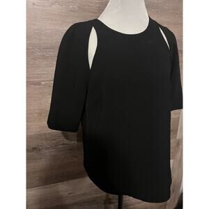 Elizabeth and James Black Blouse